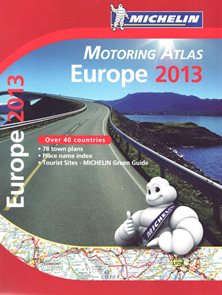 Evropa autoatlas Michelin 2013