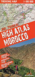 Vysoký Atlas Maroko - trekkingová mapa 1:100t