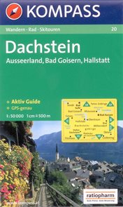 Dachstein, Ausseerland, Bad Goisern, Hallstatt - mapa Kompass č.20 - 1:50t /Rakousko/