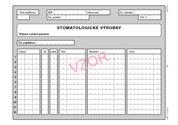 Levně 03S- Stomatologické výrobky - volné listy A5, gramáž kancelářského papíru (80 g)