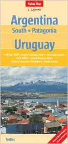 Argentina -jih-, Uruguay, Patagonie - mapa Nelles 1:2,5m