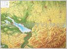 Bodensee - plastická reliéfní mapa 80 x 60 cm
