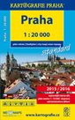 Praha - knižní atlas města 2015/2016, 1 : 20 000