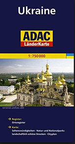 Ukrajina automapa ADAC  1:750 000