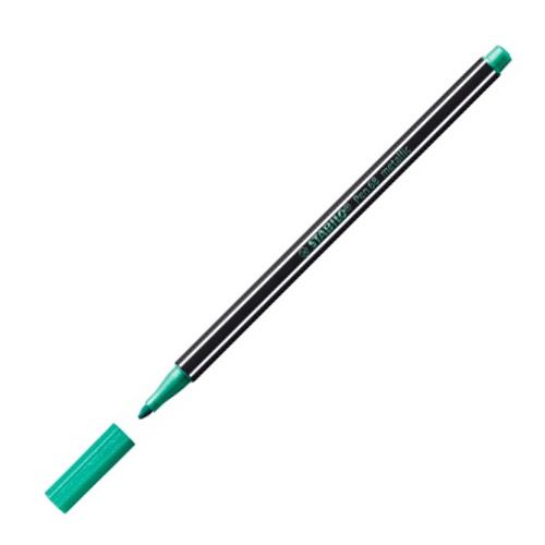 STABILO Pen 68 metallic Vláknový fix - metalická zelená