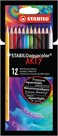 STABILO Aquacolor pastelky ARTY line - 12 barev