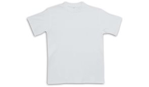 Dětské tričko krátký rukáv - bílé, 134 cm (7-8 let)