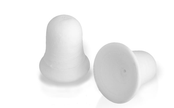 Levně Vatový zvonek bílý, 97 x 100 mm - 1 ks