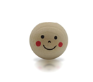 Dřevěná kulička, úsměv 20 mm - 10 ks