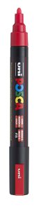 Akrylový popisovač POSCA, PC-5M, 2,5 mm, fluo-červený