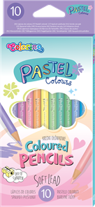 Pastelky Colorino - pastelové, 10 barev (kulaté) 