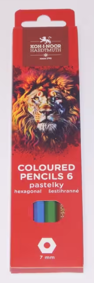 Pastelky Koh-i-noor školní Lev - 6 ks, Sleva 4%