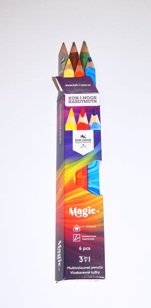 Koh-i-noor souprava tužek barevných MAGIC 3HR 3408 - 6 ks 