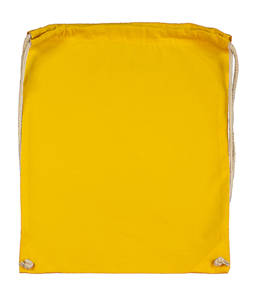Bavlněný batoh k domalování - barva žlutá, Sleva 15%