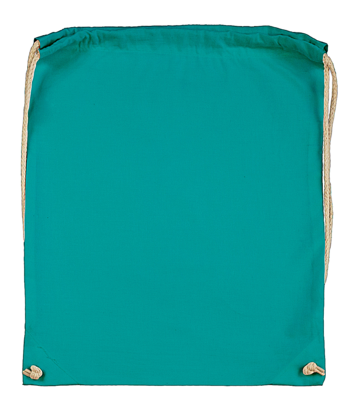 Bavlněný batoh k domalování - barva tyrkysová, Sleva 15%