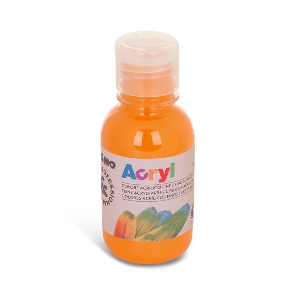 Levně Akrylová barva PRIMO, 125 ml, oranžová
