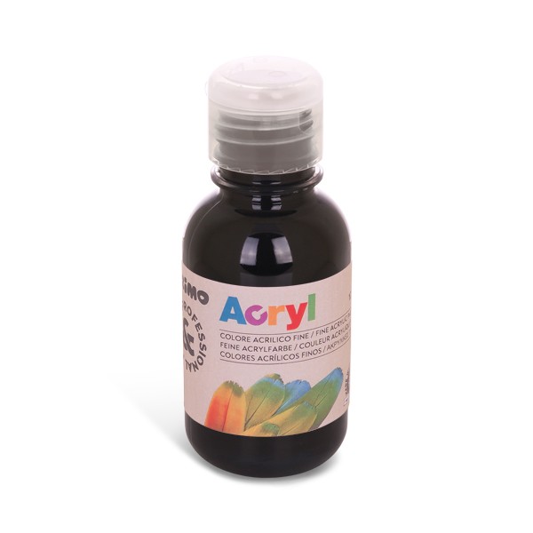 Levně Akrylová barva PRIMO, 125 ml, černá
