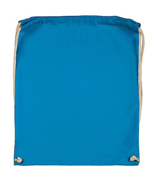 Bavlněný batoh k domalování - barva světle modrá, Sleva 15%