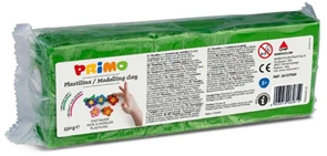 Plastelína PRIMO, 550g, zelená