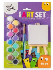 Mini art set pro děti Mont Marte, 18 ks, blistr