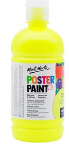Temperov&#225; barva Mont Marte 500 ml - FLUO žlut&#225;
