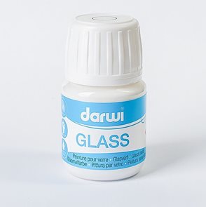 DARWI Vitrážová barva, 30 ml - bílá krycí