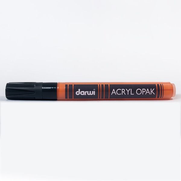 Levně DARWI Akrylová fixa - silná - 6 ml/3 mm - oranžová
