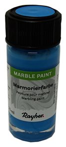 Mramorovací barva Rayher Marble Paint 20 ml - světle modrá