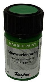 Mramorovací barva Rayher Marble Paint 20 ml - jablkově zelená