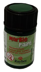 Mramorovací barva Rayher Marble Paint 20 ml - listově zelená