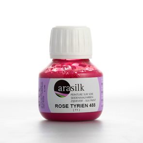 ARASILK Barva na hedvábí, 50 ml - tyrien růžová