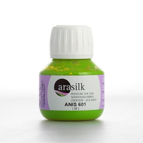 ARASILK Barva na hedvábí, 50 ml - anýzová zelená