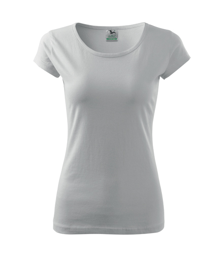Levně Dámské tričko velmi krátký rukáv - bílé, velikost XS