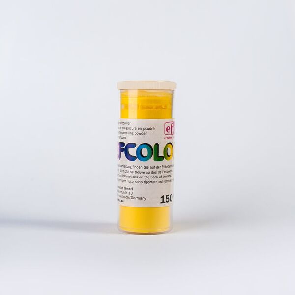 Levně Efcolor - Smaltovací prášek, 10 ml - žlutý