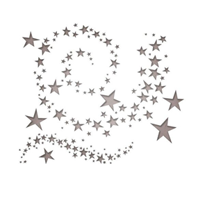 Kovové vyřezávací šablony Thinlits - Víříci hvězdy (9 ks)