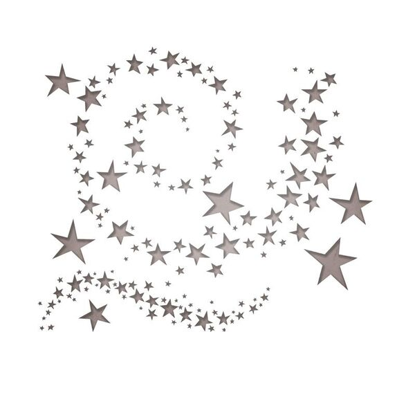 Levně Kovové vyřezávací šablony Thinlits - Víříci hvězdy (9 ks)