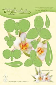 Vyřezávací a embosovací kovová šablona Leabilities - Orchidea (9 ks)