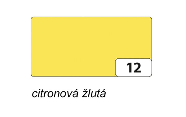 Levně Hedvábný papír 50 × 70 cm, 20 g, 26 listů - barva citronová
