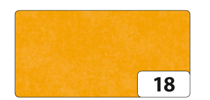 Levně Hedvábný papír 50 × 70 cm, 20 g, 26 listů - barva oranžovo-žlutá