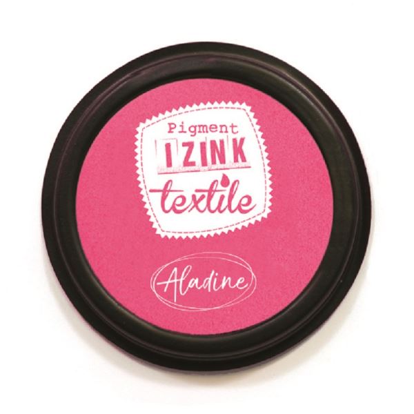 Textilní razítkovací polštářek Aladine IZINK - růžový, Sleva 18%
