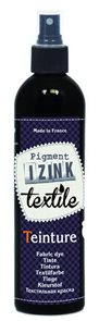 Barva na textil IZINK - tekutá - 180 ml s rozprašovačem - Černá