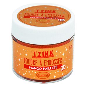 Embosovací prášek Aladine, IZINK - Mango, 25 ml
