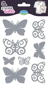 Nažehlovací nálepky na textil - Motýlci
