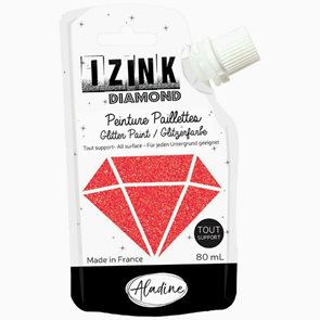 Diamantová pasta Aladine IZINK - Červená, 80 ml