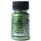 Akrylová barva Cadence DORA metalic, 50 ml - zelená