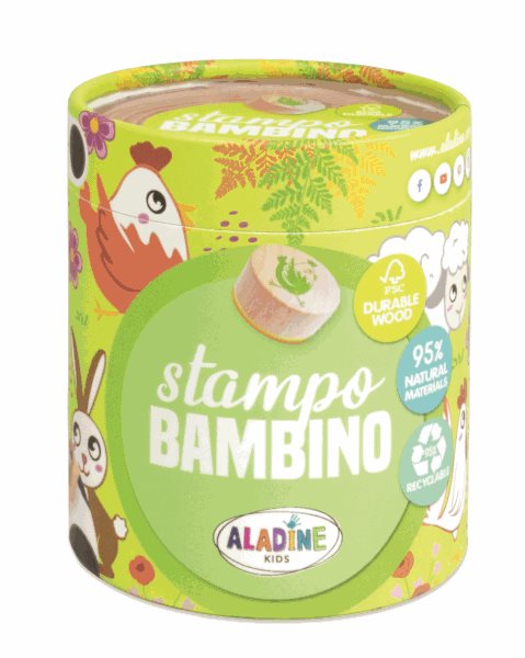 Dřevěná razítka Aladine StampoBambino - Farma