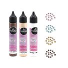 Tekuté perly Cadence, metalické - 25 ml - šampaňská