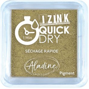 Razítkovací polštářek Izink Quick Dry, rychle schnoucí - zlatá