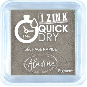Razítkovací polštářek Izink Quick Dry, rychle schnoucí - šedá