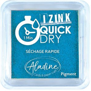 Razítkovací polštářek Izink Quick Dry, rychle schnoucí - tyrkysová